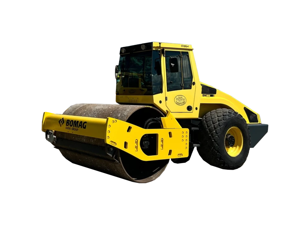 Walec jednobębnowy Bomag BW 213 AC (Guma-Stal)